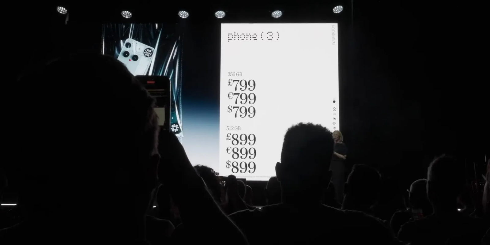 Nothing Phone 3 pricing and storage options