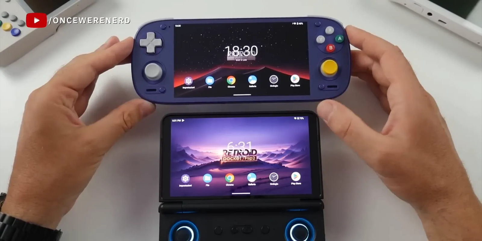 Once Were Nerd YouTuber and retro handheld consoles