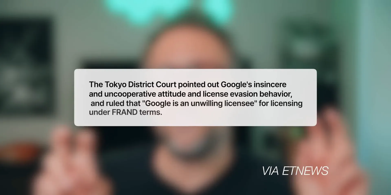 Judge cites Google's legal team attitude in ruling