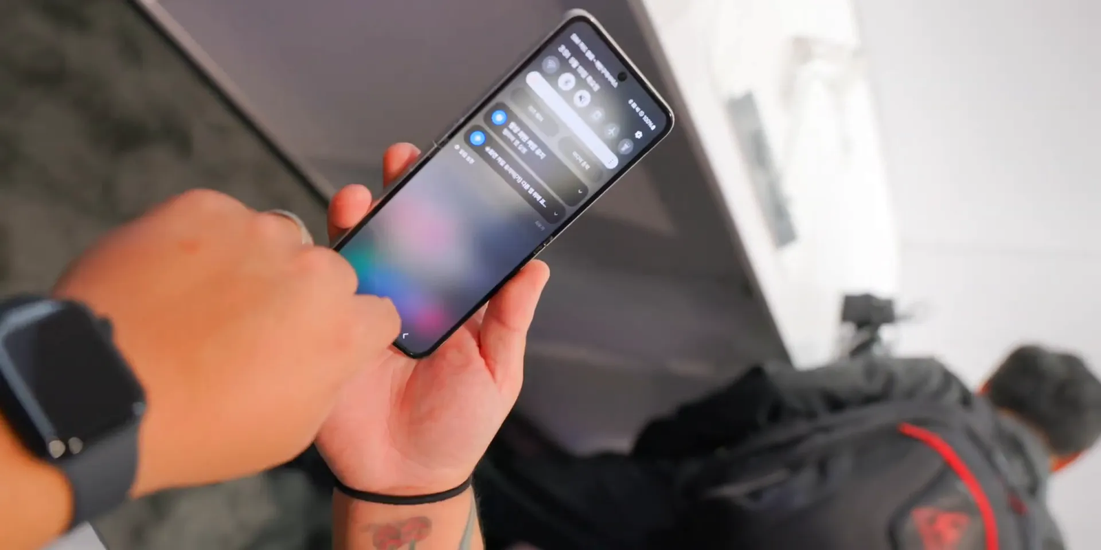 Samsung Polygon Foldable phone with Cybertruck design