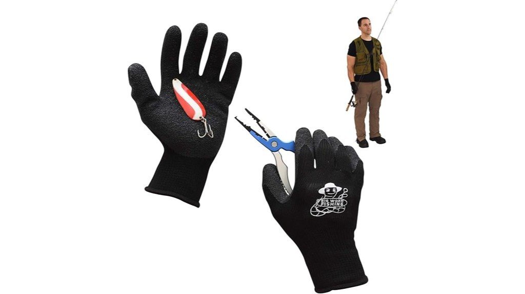 big worm fishing gloves