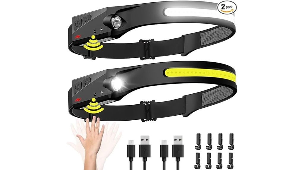 bright rechargeable headlamp duo