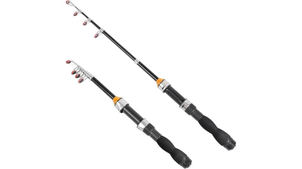 compact and portable fishing rod