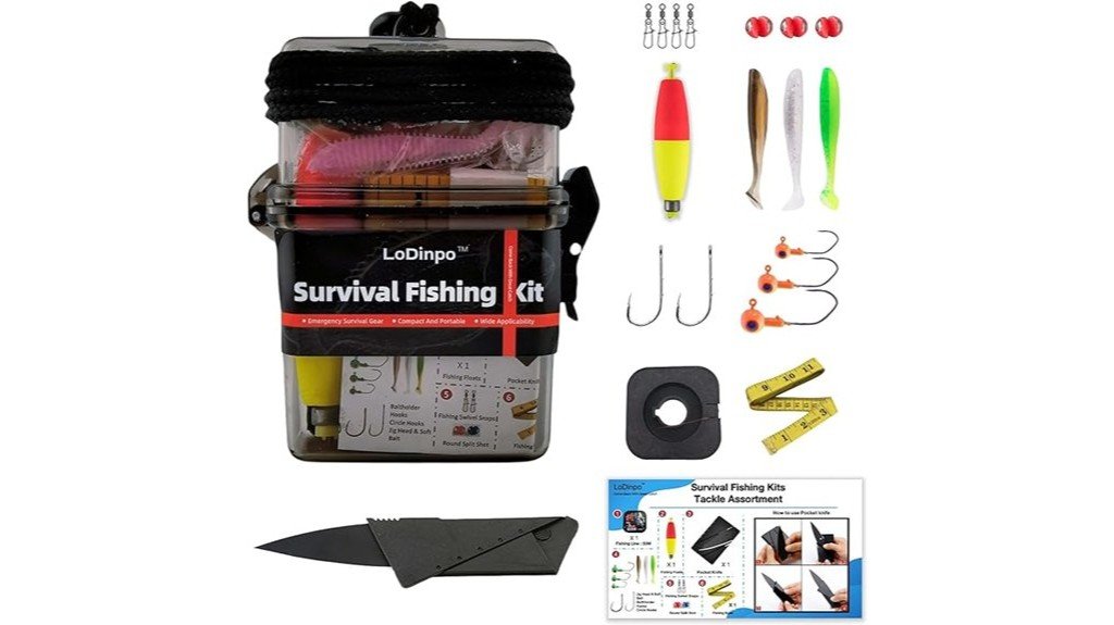 compact fishing survival kit