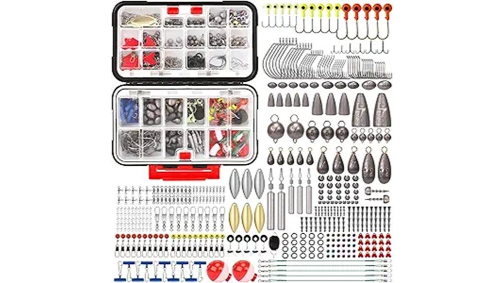 comprehensive fishing tackle kit