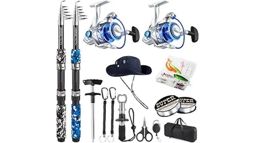 fishing pole combo review