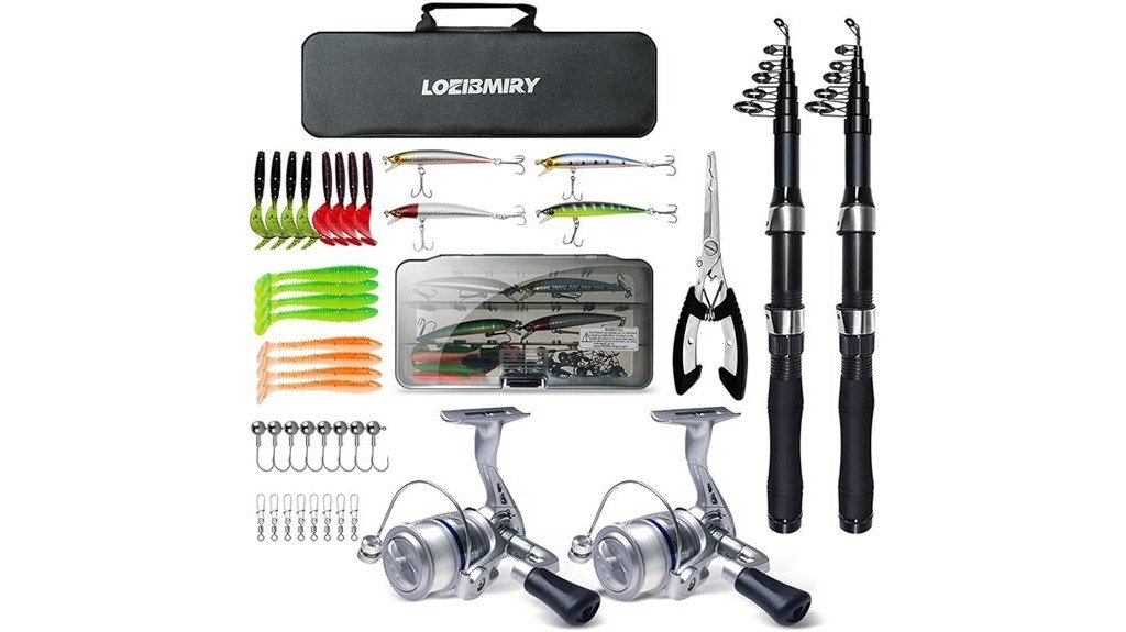 fishing rod and reel