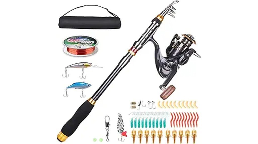 fishing rod and reel