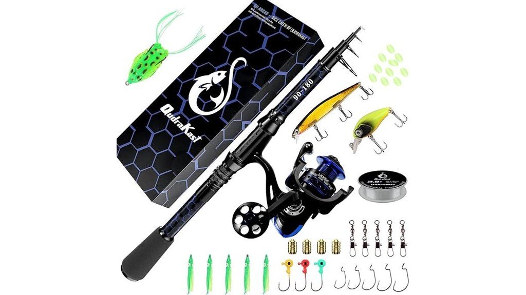 fishing rod and reel