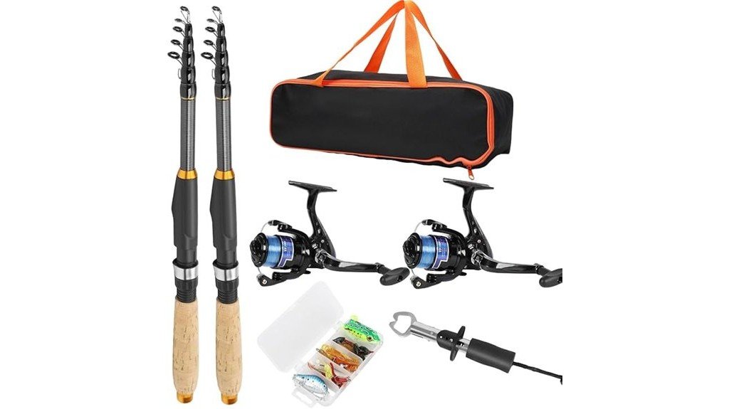 fishing rod and reel