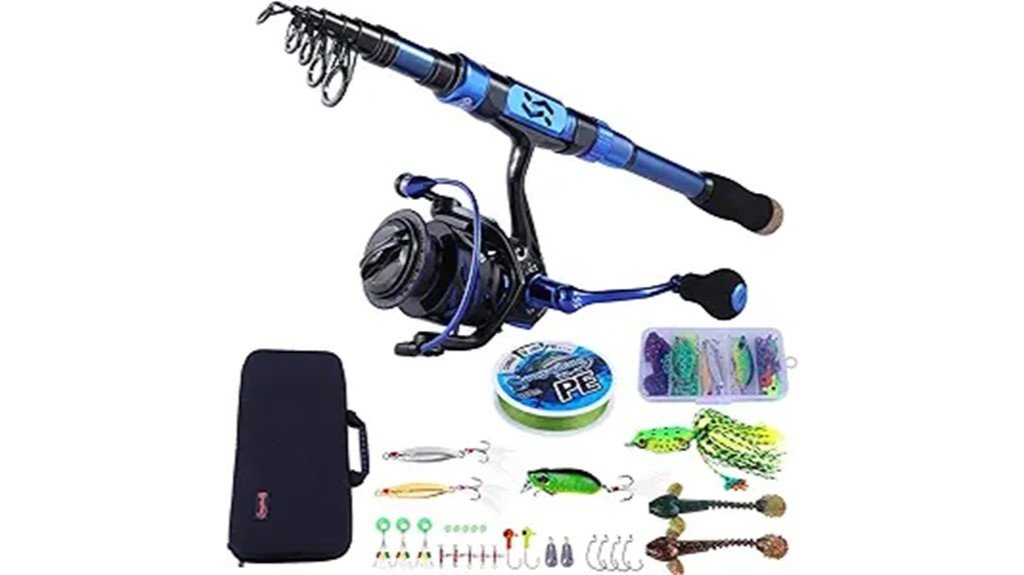 fishing rod and reel