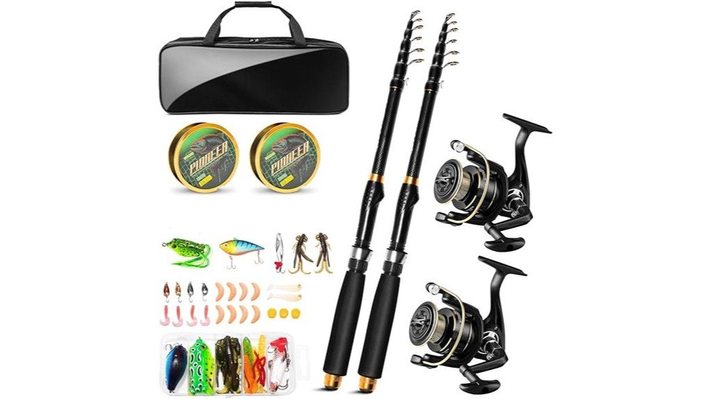 fishing rod and reel