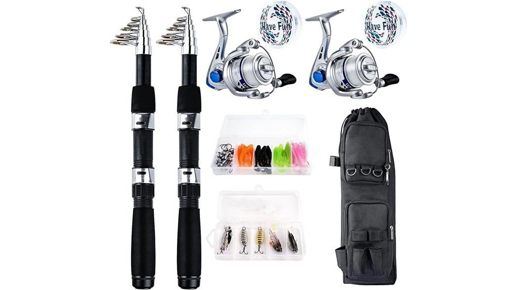 fishing rod and reel