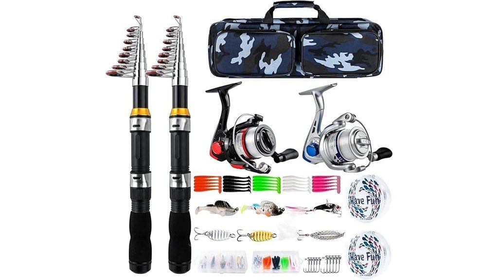 fishing rod reel combo