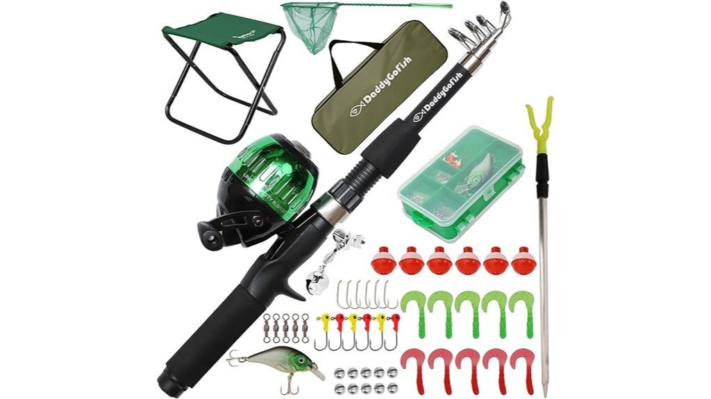 kids fishing pole review