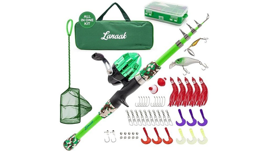 lanaak kids fishing pole