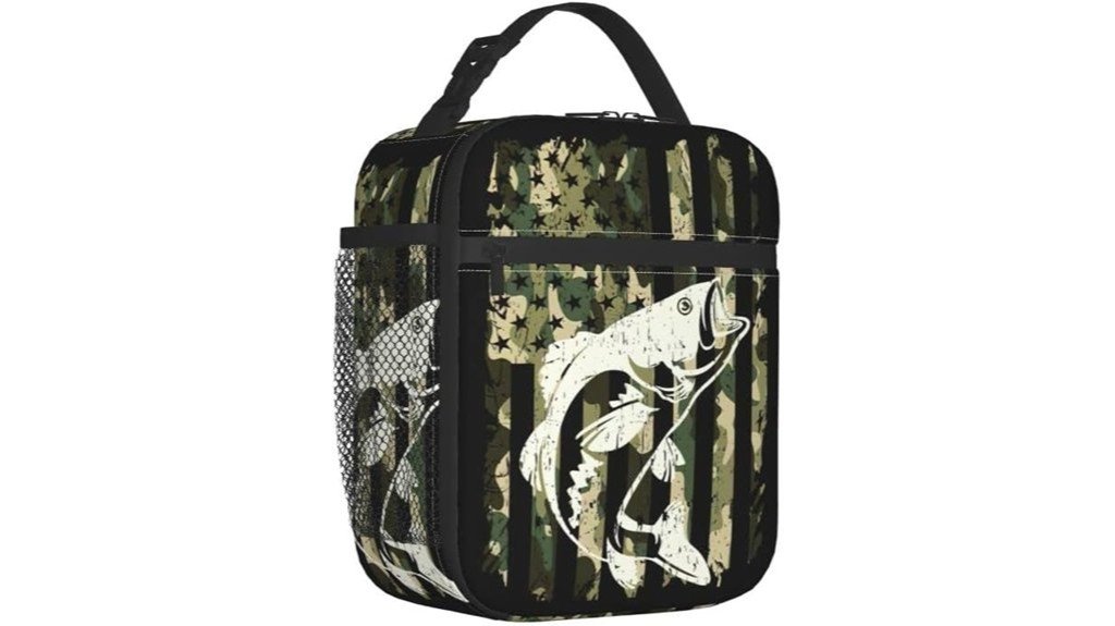 pdryly bass fish lunch bag