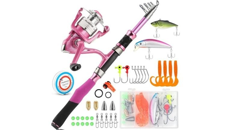 pink fishing rod review