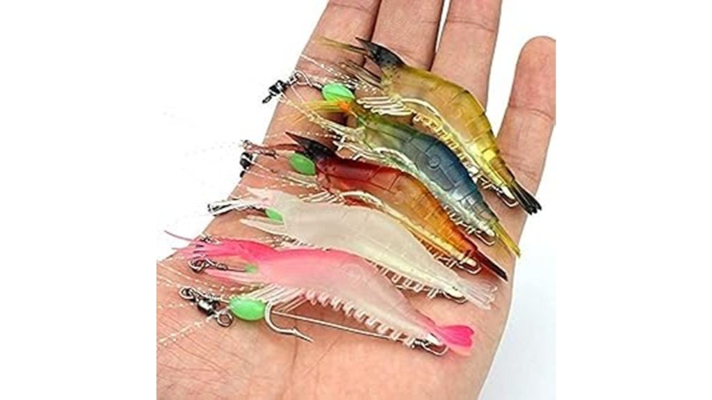 soft luminous shrimp lures