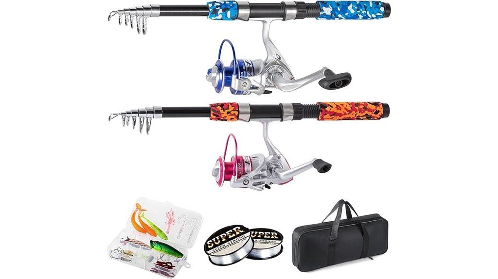 tripquips fishing rod set