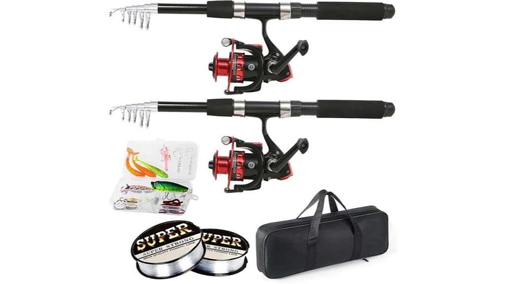tripquips fishing rod set