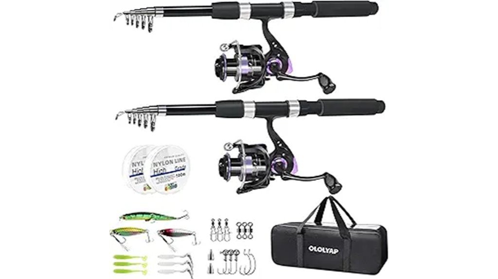 versatile fishing pole combo