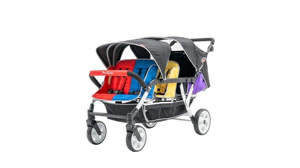 6 seat baby stroller