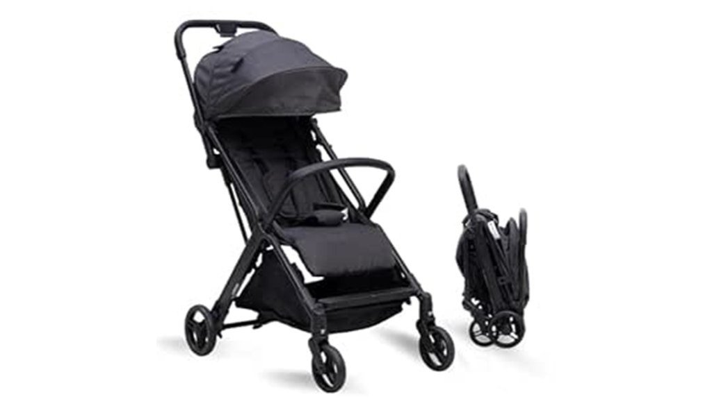 automatic folding baby stroller