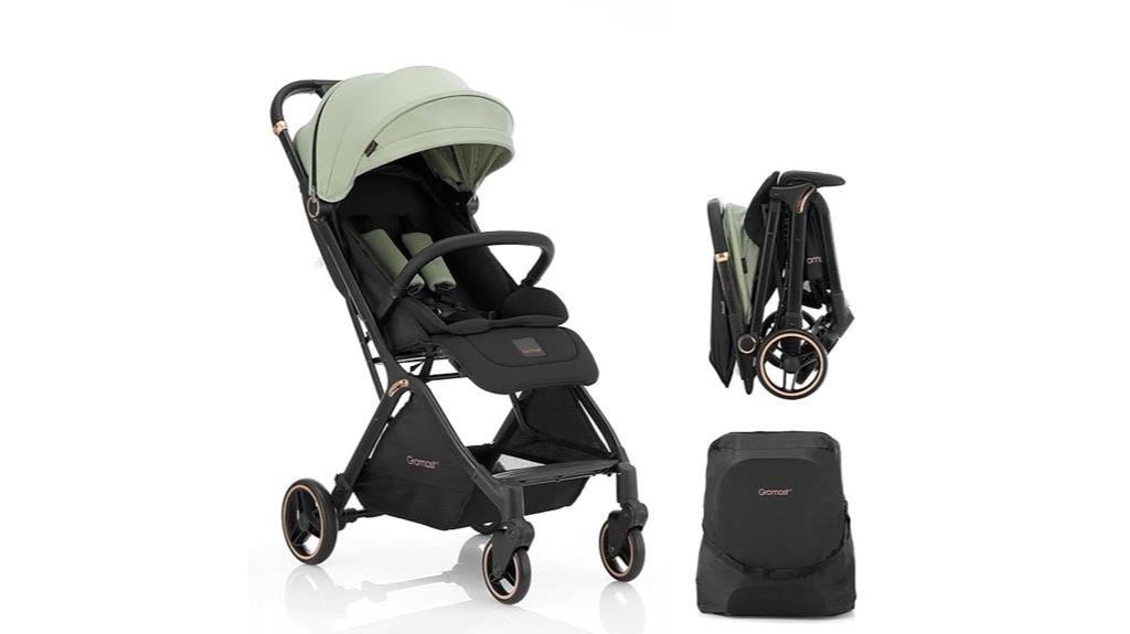 automatic one hand folding stroller