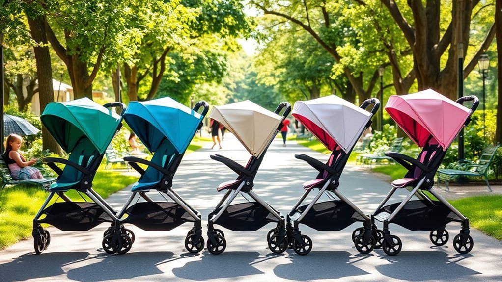 best double umbrella strollers