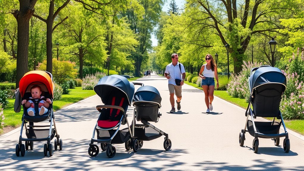 best double umbrella strollers