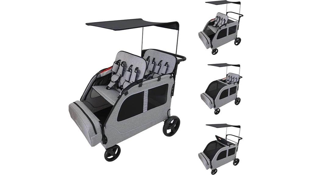 car shaped foldable stroller wagon
