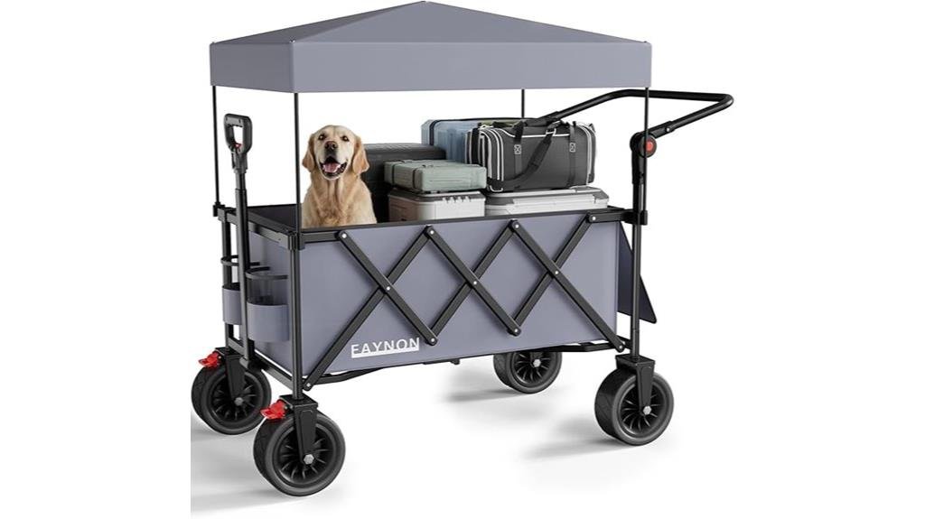 collapsible utility wagon canopy