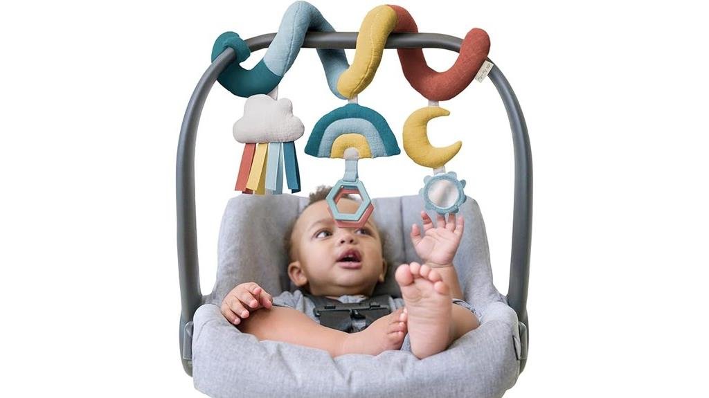 colorful car seat toy