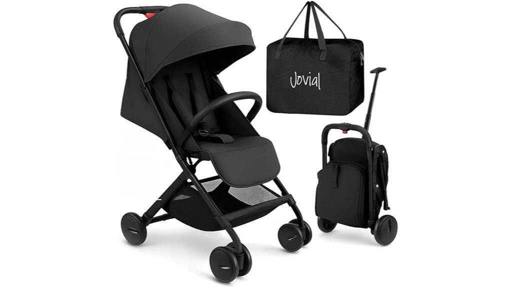 compact and cheerful stroller