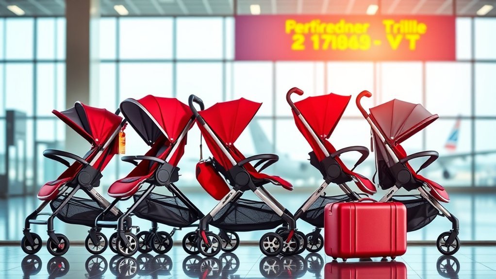 compact and lightweight strollers