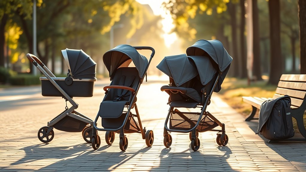 compact and safe strollers