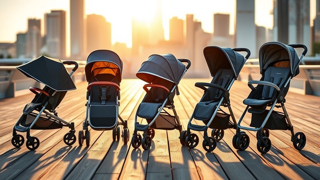 compact lightweight travel strollers