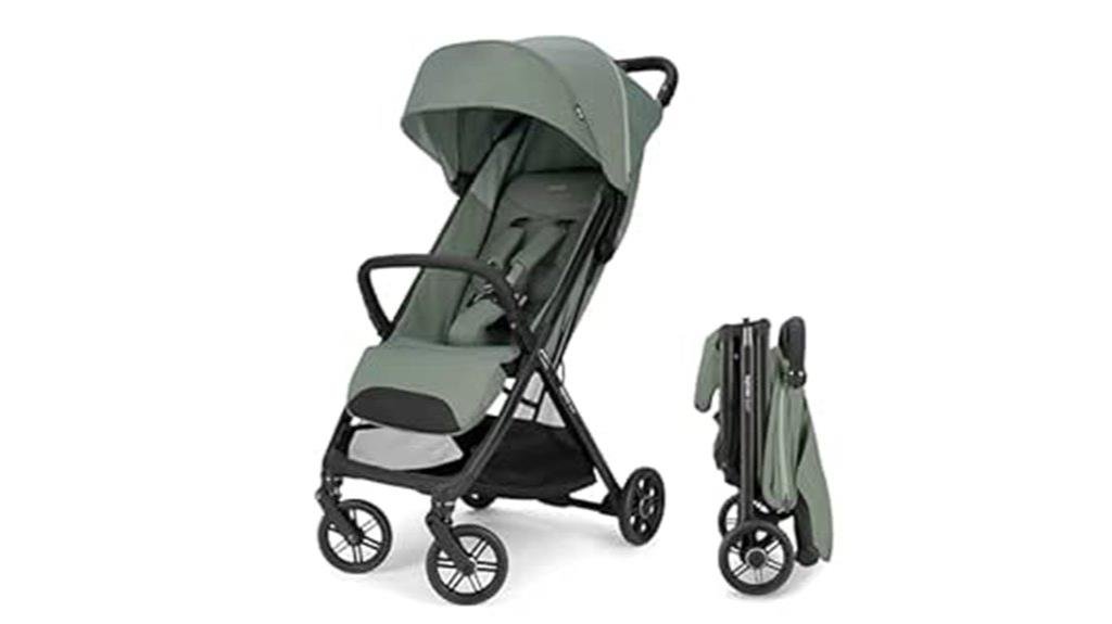compact reclining travel stroller