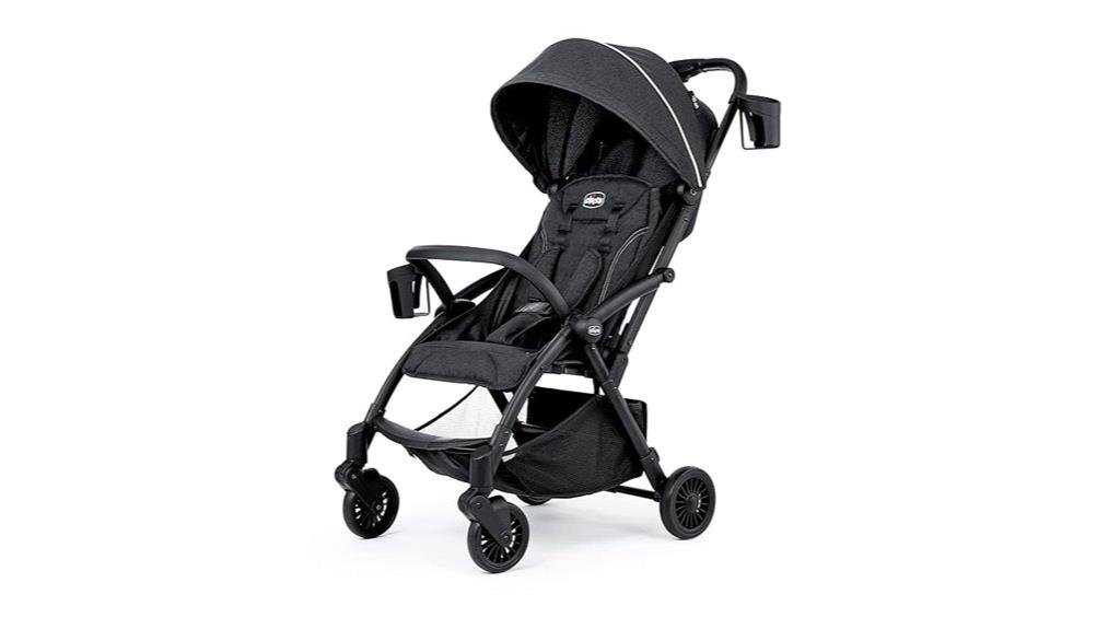 compact self folding stroller