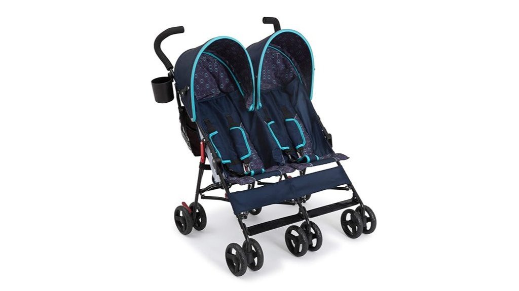 compact side by side stroller