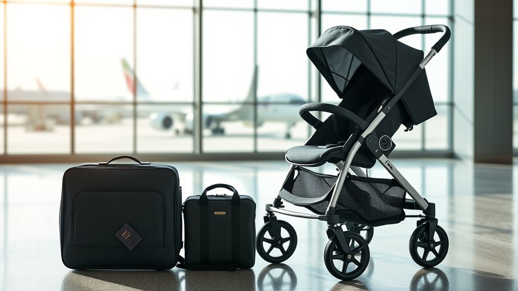 compact travel friendly strollers