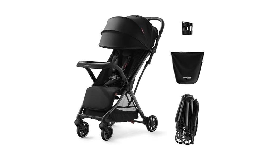 compact travel stroller features