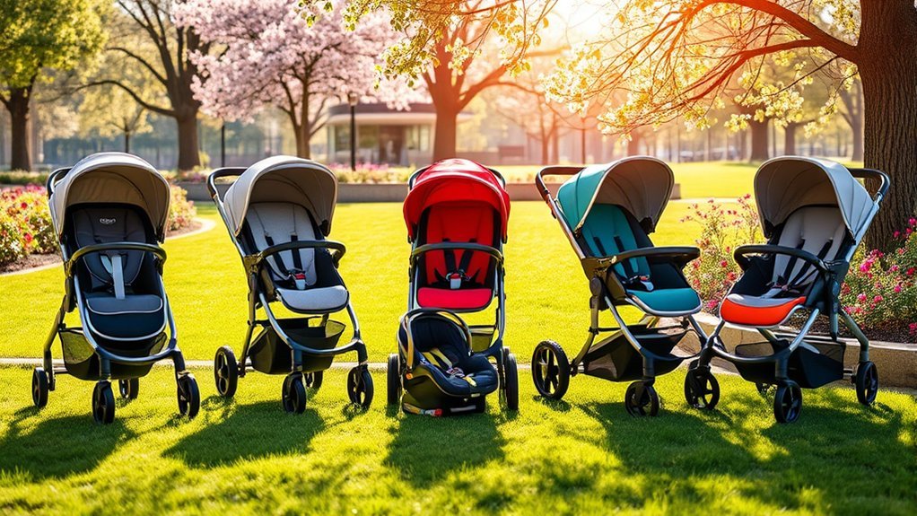 convenient and safe strollers