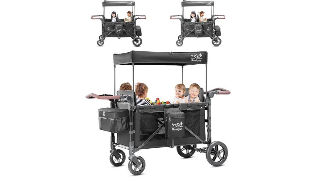 deluxe quad wagon stroller