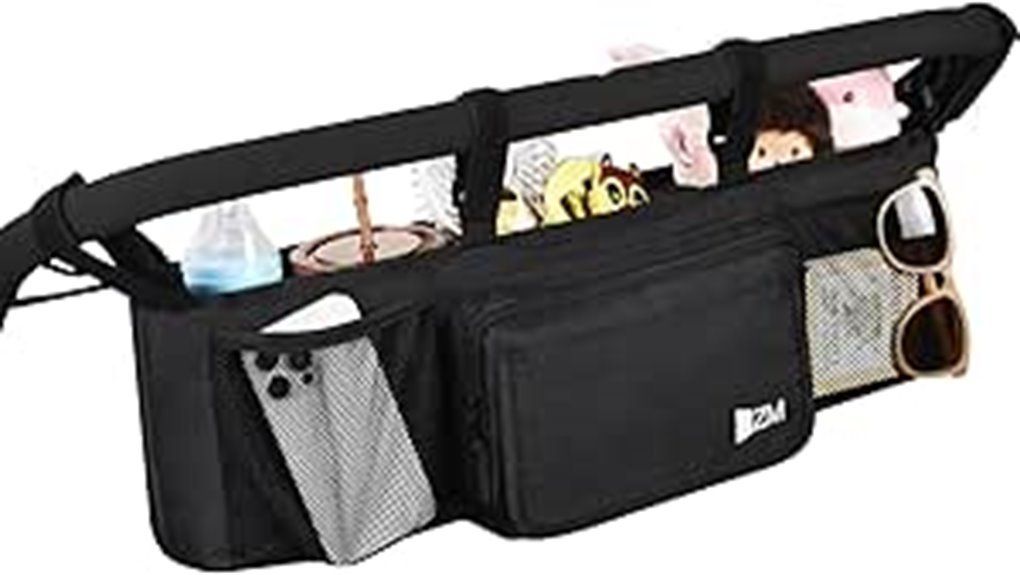 double stroller organizer accessory