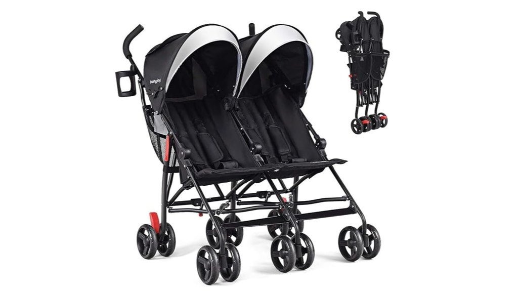 double umbrella stroller design