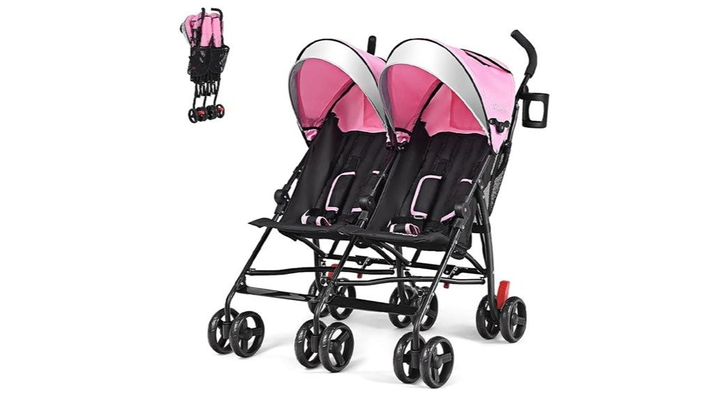 double umbrella stroller design