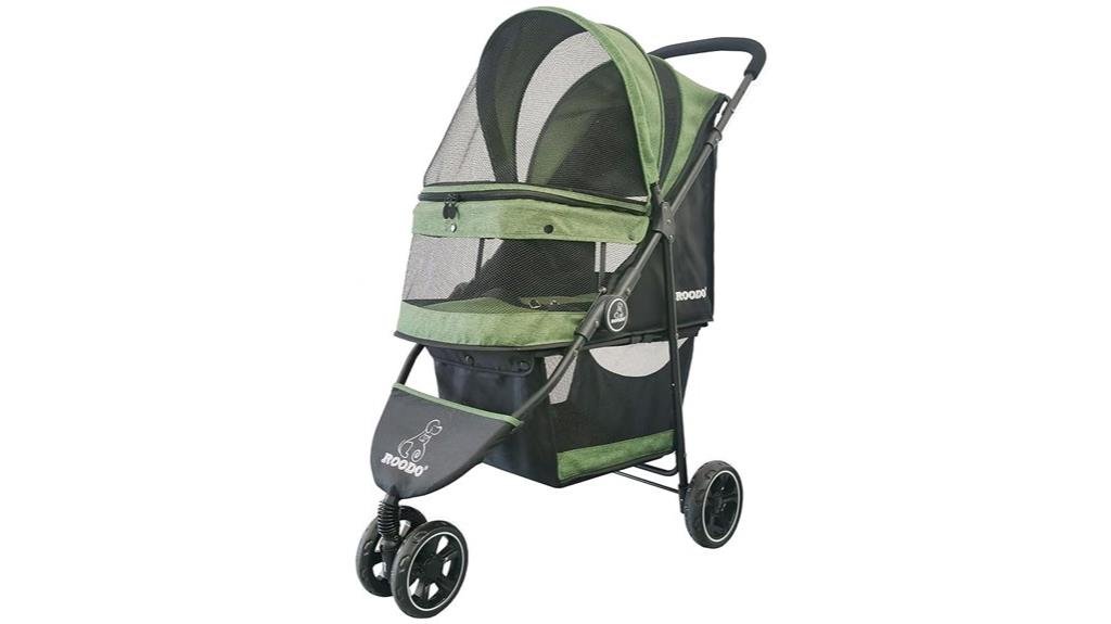 foldable pet stroller design