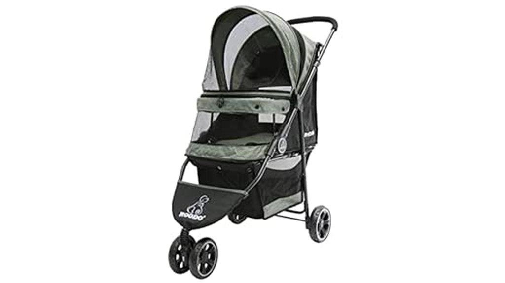 foldable pet stroller design